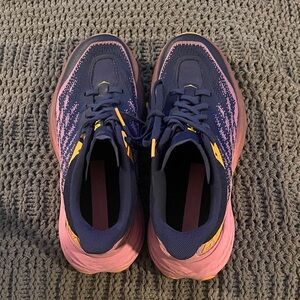 Hoka Women's Sneakers in Navy and Pink